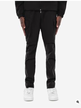 New Life Code Progressive Black Cargo Tactical Drawstring Cotton/Nylon Pants 2XL